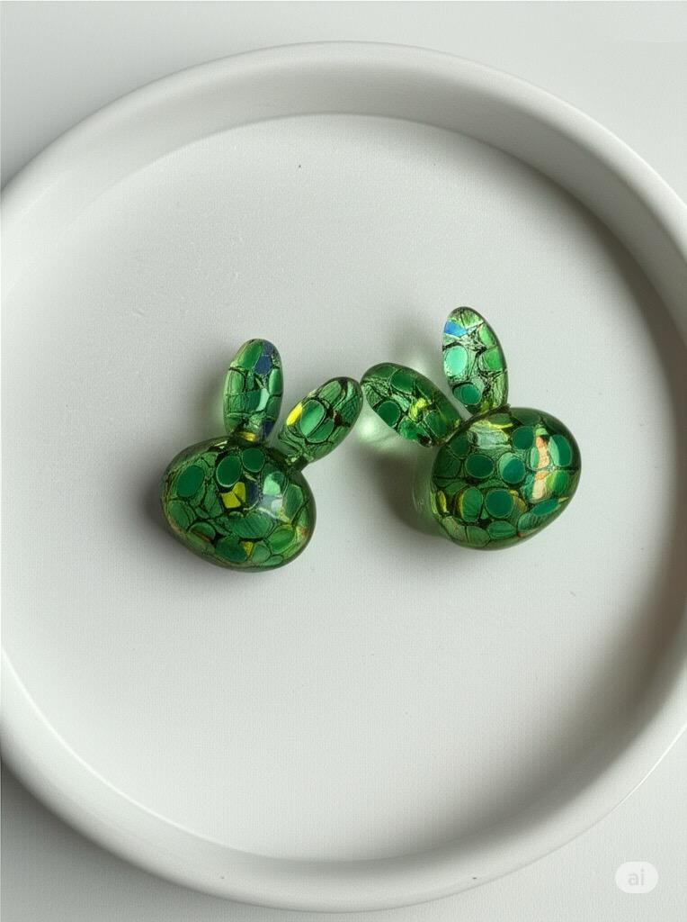 Charming And Playful Bunny Earrings.