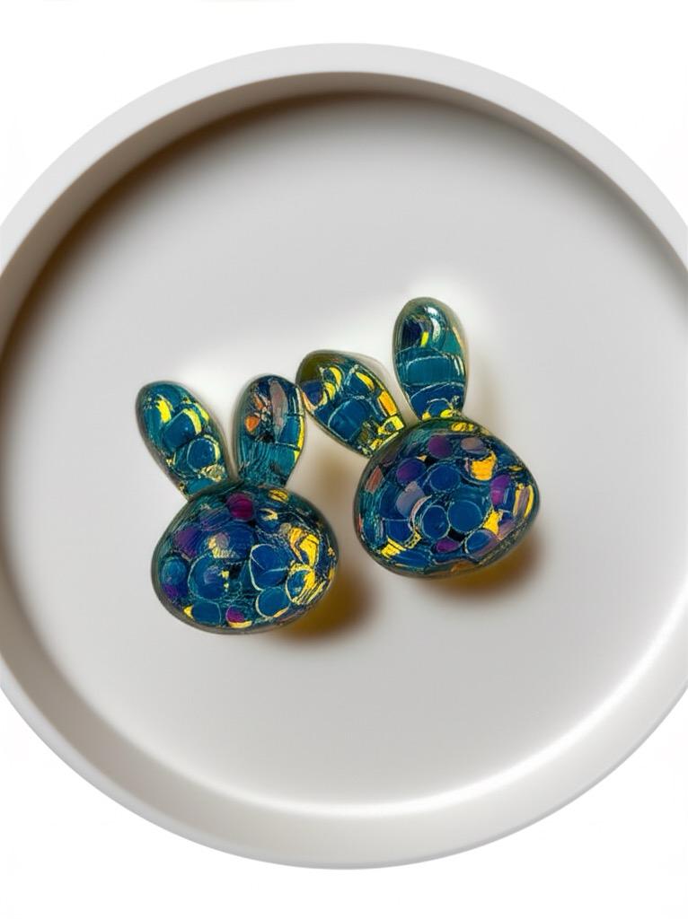 Charming And Playful Bunny Earrings.