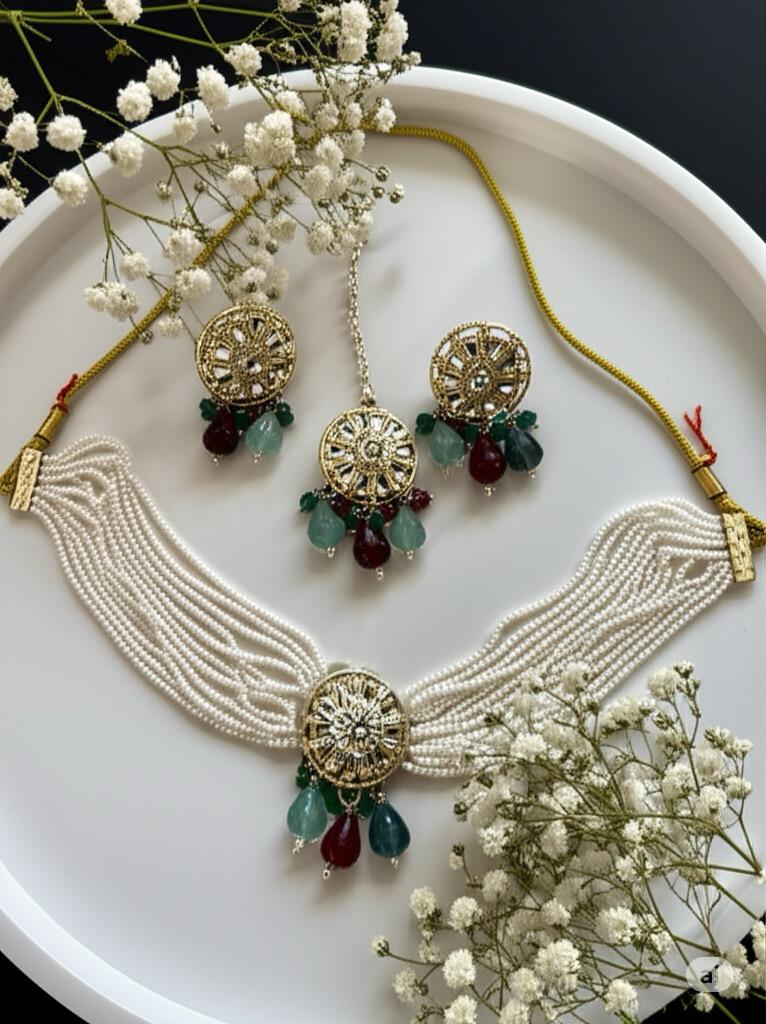 Traditional Indian jewelry.