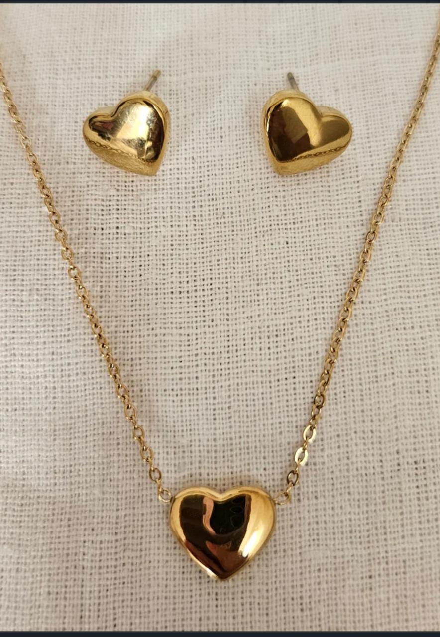 Pure Love Heart Jewellery Set.