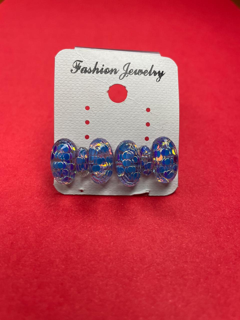 Iridescent Acrylic Bow Beads.