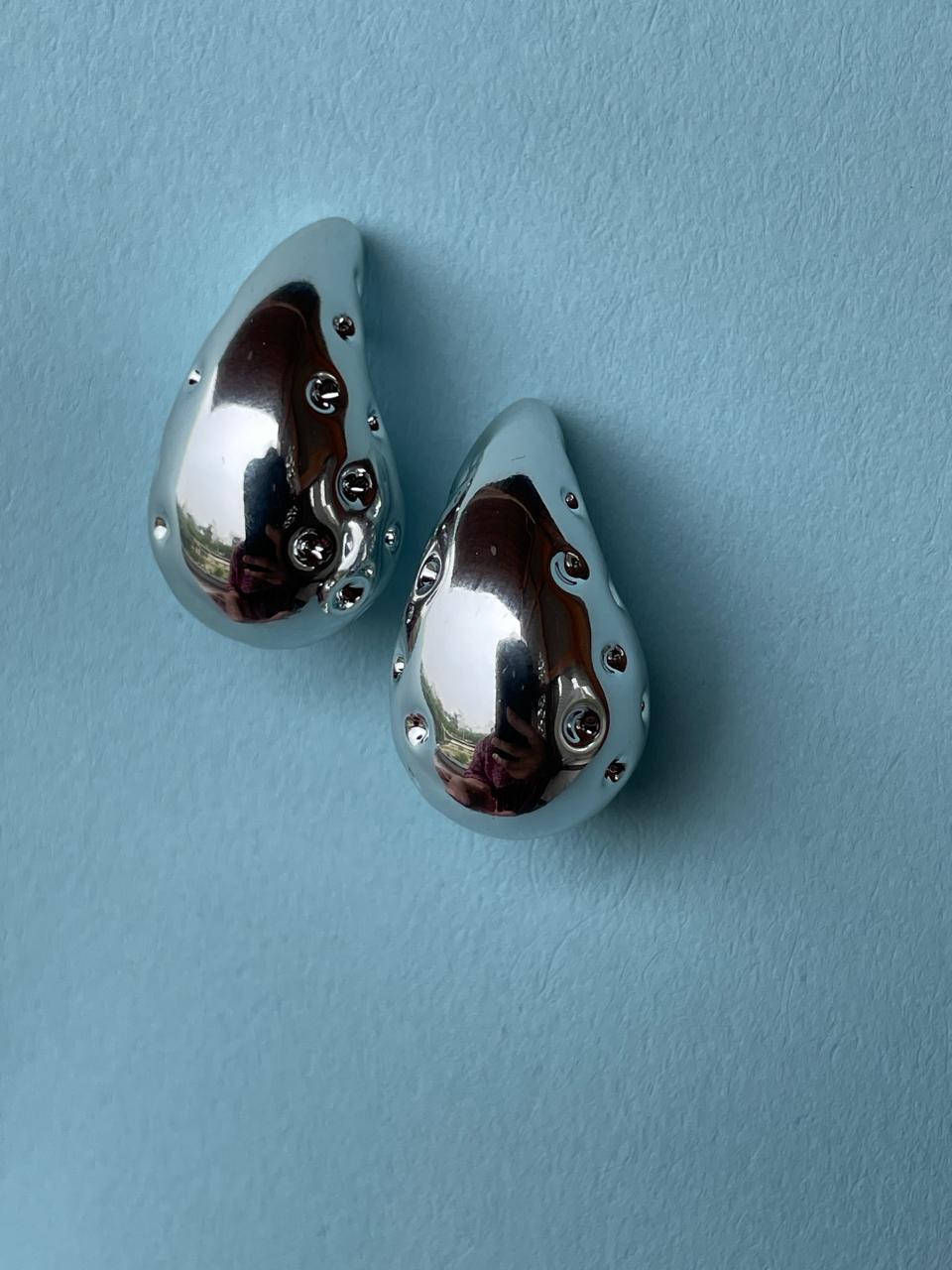 Tear Drop Shaped Stud.