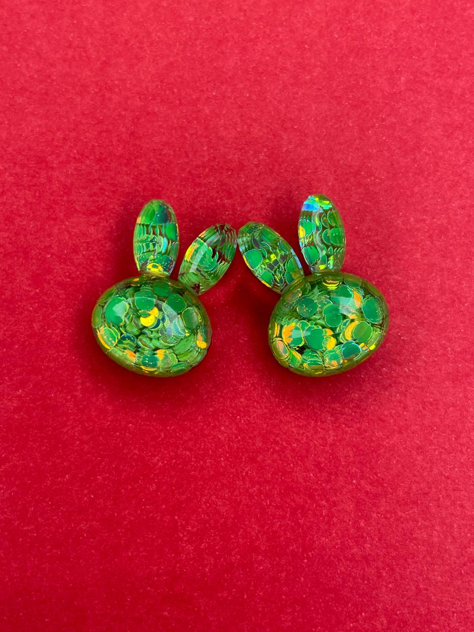 Charming And Playful Bunny Earrings.