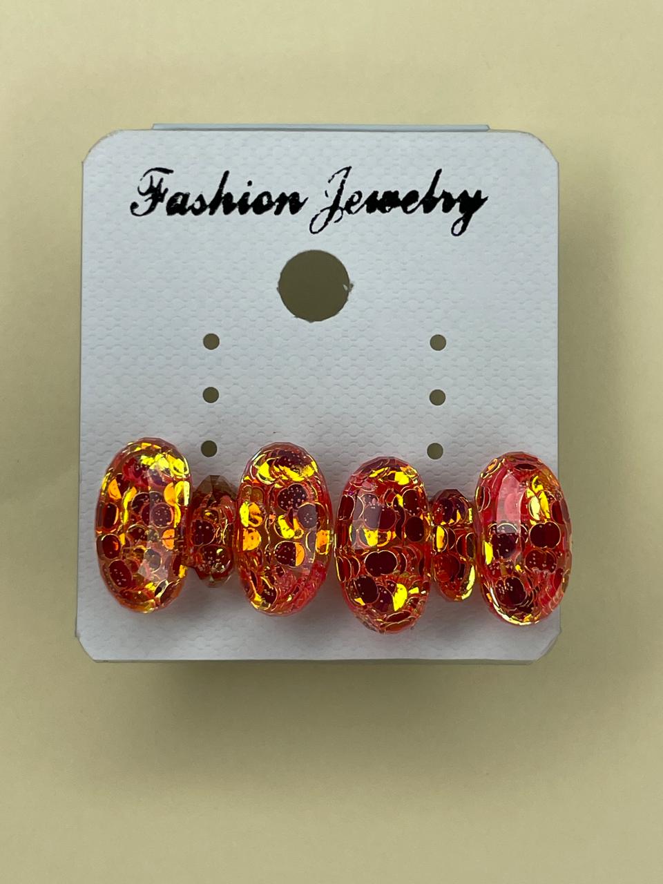 Iridescent Acrylic Bow Beads.