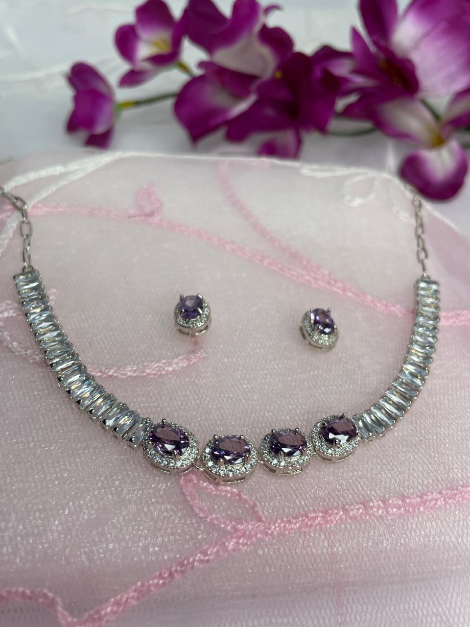 Lavender Luxe Crystal Set