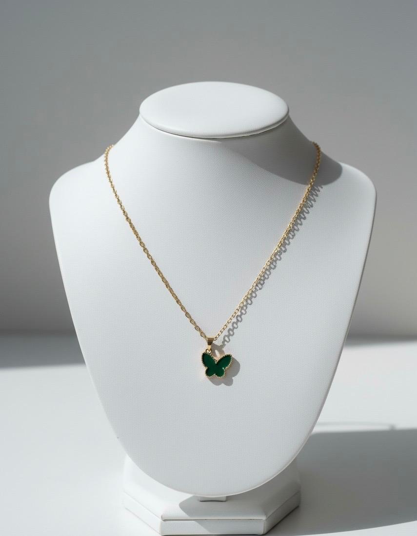 Gold-Plated Butterfly Pendant.