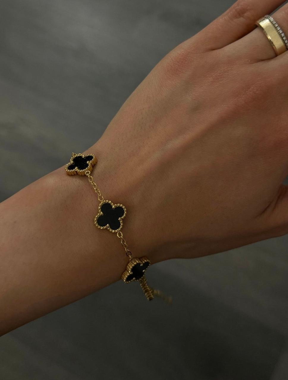 Four-Leaf Clover Bracelet.