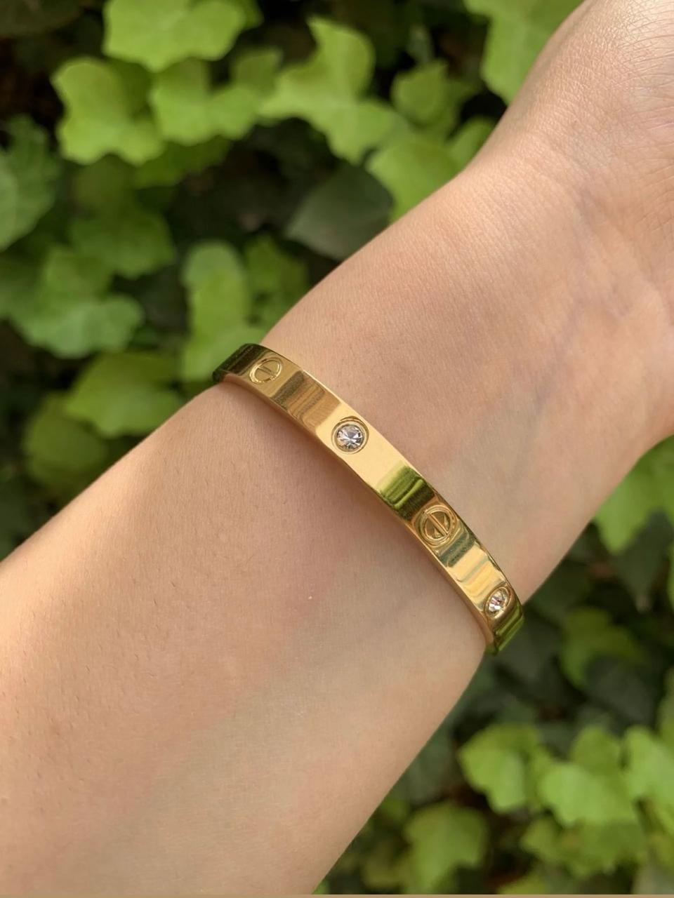 Radiant Spark Gold Cuff.