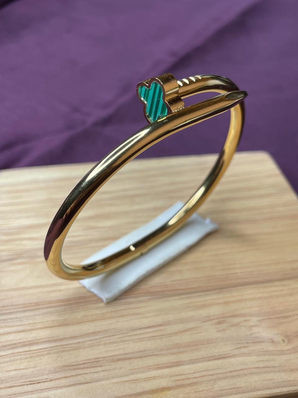 Luxury Green Clover Jewelry Combo for Women.