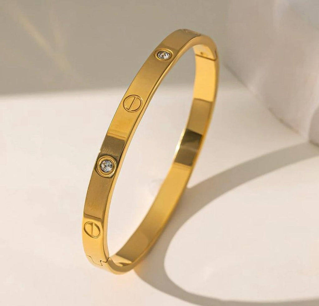 Radiant Spark Gold Cuff.